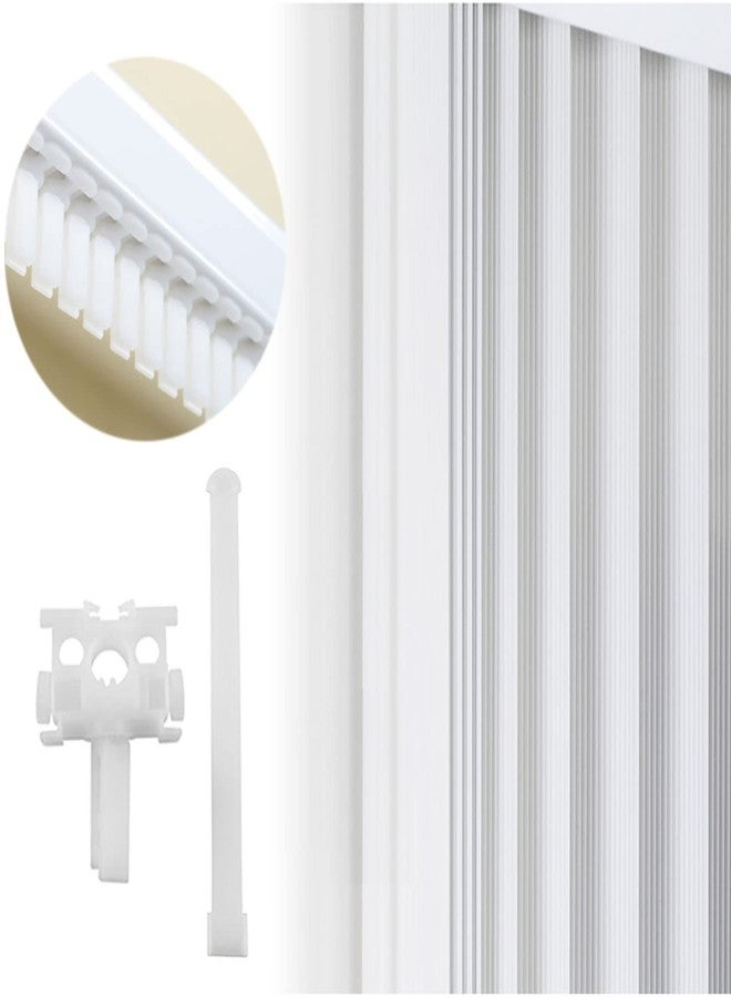 AXLIZER 10PCS Vertical Blind Repair Carrier Repair Bracket Vertical Blinds Repair Kit Blinds Replacement Parts, White - Image 2